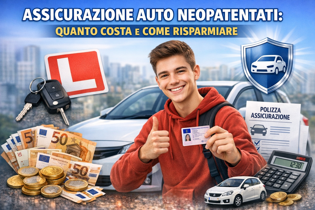 Scopri di più sull'articolo Assicurazione auto neopatentati: quanto costa e come risparmiare